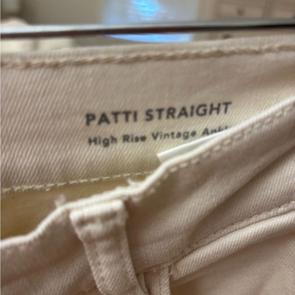 DL1961 Cream High Rise Pants Size 29